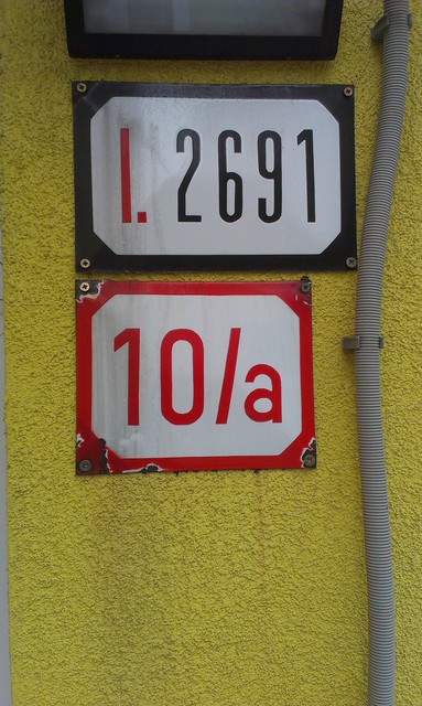 Street signs in Bratislava