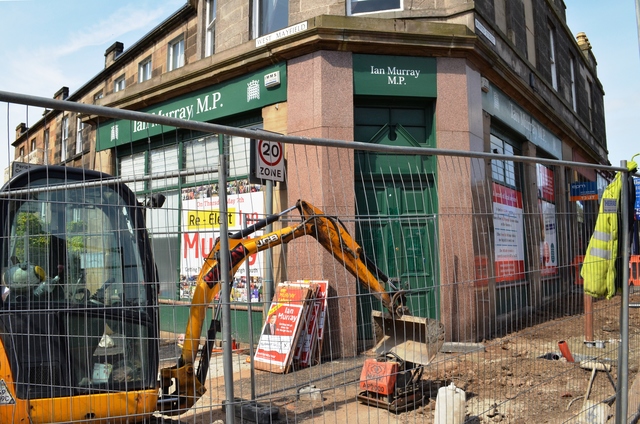 Constituency office of the remaining Labour MP in Scotland